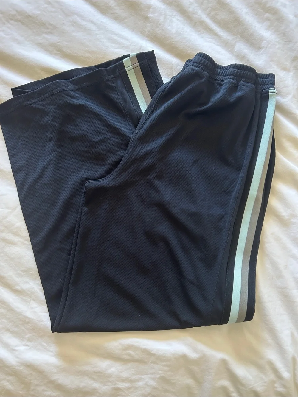 Free People One on One Mesh Pants Athleisure Gym Stripe Track